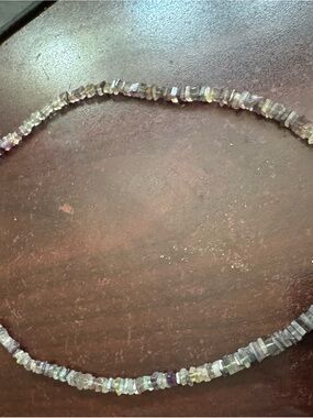 Natural Amethyst and Multi-Color Chip Necklace - Women's Jewelry